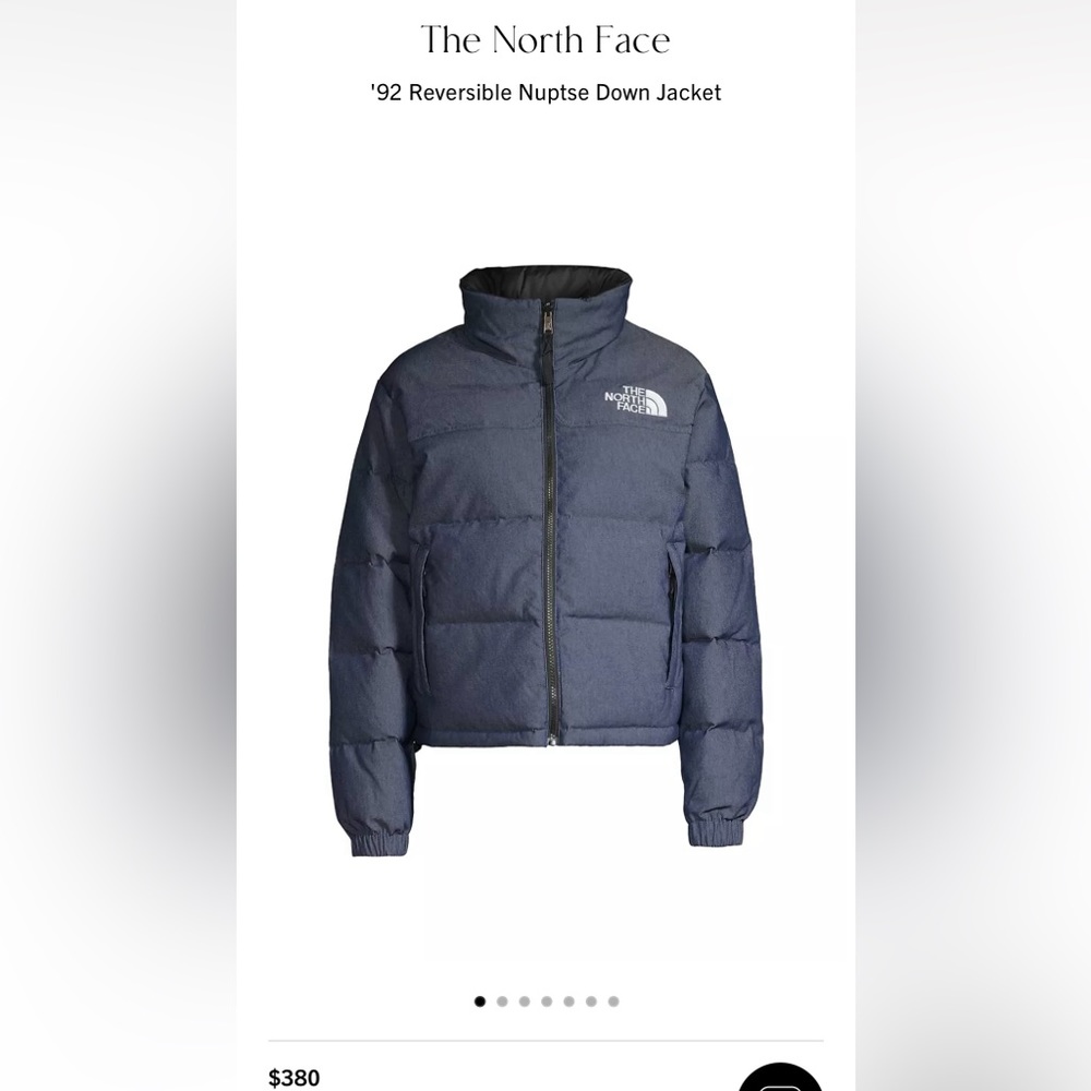 The North Face ‘92 Reversible Nuptse Down Jacket NWT Size M